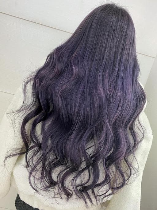 漂色、紫色系、女生長髮