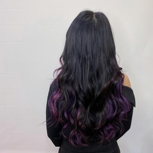 接髮、漂色、紫色系