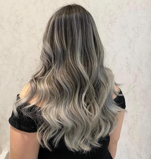 特殊色、灰色系、女生長髮