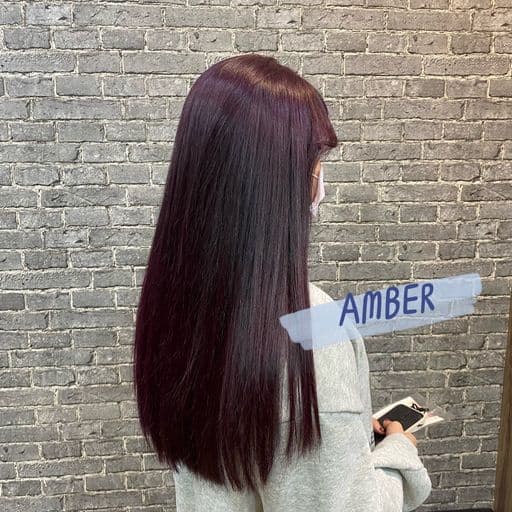 台北染髮、粉紫色、設計染
